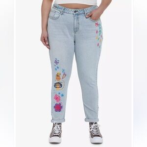 Hot Topic Her Universe Disney Encanto Mirabel Mom Jeans Light Wash Junior 13